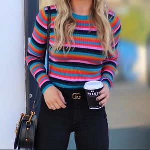Forever 21 Striped Sweater size M